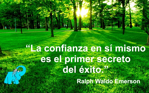 Una enseñanza de Emerson en la frase del día del Elefante Azul de Avilés